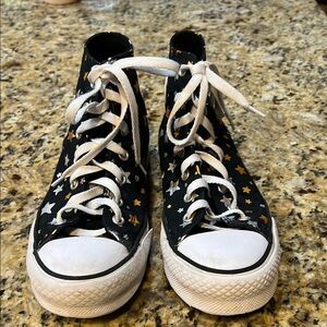 Converse Black and White High-Top Sneakers